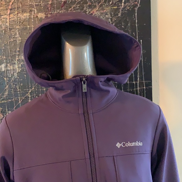 Columbia Soft Shell Fleece Lined Trench Coat - Picture 2 of 10